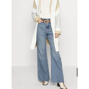 Madewell The Perfect Vintage Flare Jean Blue Women's Size 26 NWT